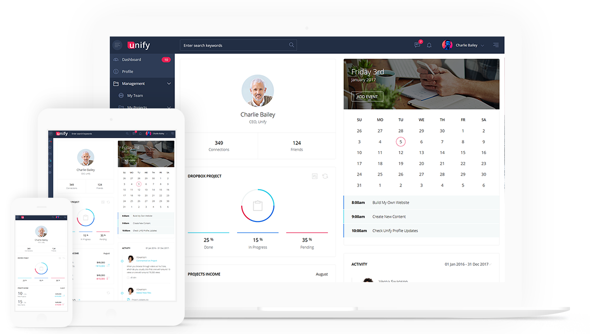 Admin Dashboard Package